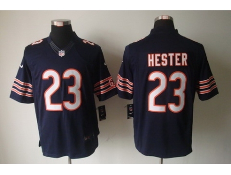 Nike Chicago Bears 23 Devin Hester Blue Limited NFL Jersey