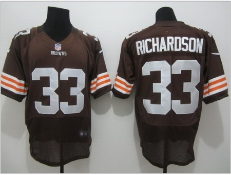 Nike Cleveland Browns 33 Trent Richardson brown Elite NFL Jersey