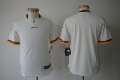 Nike Youth Washington RedSkins Blank White Color[Youth Limited Jerseys]