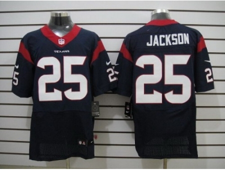 Nike Houston Texans 25 Kareem Jackson Blue Elite NFL Jersey