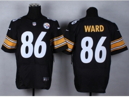 Nike Pittsburgh Steelers 86 Hines Ward black Elite NFL Jersey