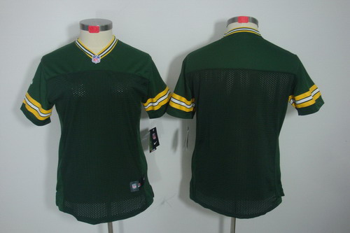 Women Green Bay Packers Blank Green Color[NIKE LIMITED Jersey]