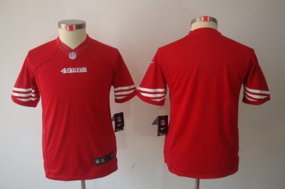 Youth Nike San Francisco 49ers Blank Red Limited Jerseys