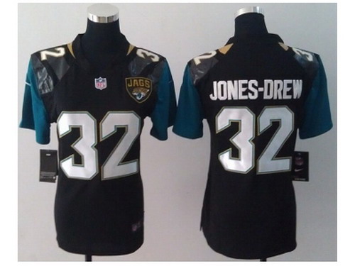 Nike Women Jacksonville Jaguars #32 Maurice Jones-Drew Black Jerseys(NEW)