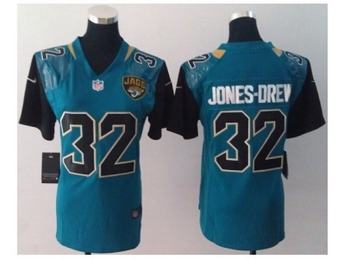 Nike Women Jacksonville Jaguars #32 Maurice Jones-Drew green Jerseys(NEW)