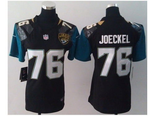 Nike Women NFL Jacksonville Jaguars #76 Luke Joeckel Black Jerse