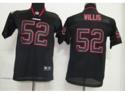 Nike Youth San Francisco 49ers #52 Patrick Willis black jerseys[Lights out]