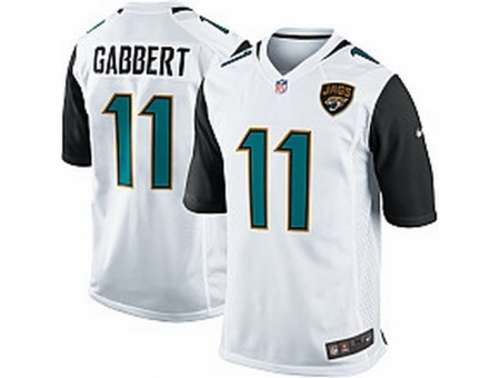 Nike Jacksonville Jaguars 11 Blaine Gabbert White Game New NFL Jersey