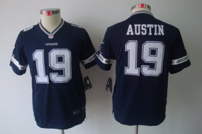 Youth Nike Dallas Cowboys 19 Austin Blue Color Limited Jerseys