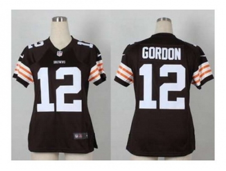 Nike Women Jerseys Cleveland Browns #12 Gordon brown[gordon]