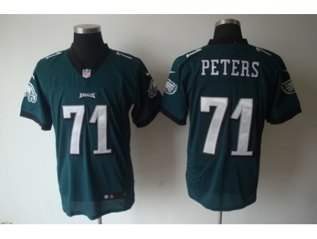 Nike Philadelphia Eagles 71 Jason Peters Green Elite NFL Jersey