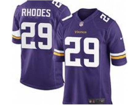 Nike Minnesota Vikings 29 Xavier Rhodes Purple Game NFL Jersey