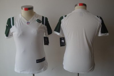 Nike Women New York Jets Blank White Color(Women Limited Jerseys)