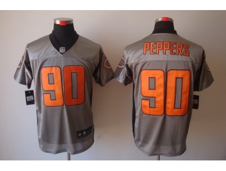 Nike Chicago Bears 90 Julius Peppers Grey Elite Shadow NFL Jersey