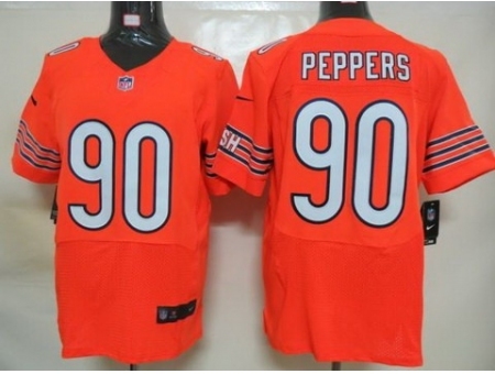 Nike Chicago Bears 90 Julius Peppers Orange Elite NFL Jersey