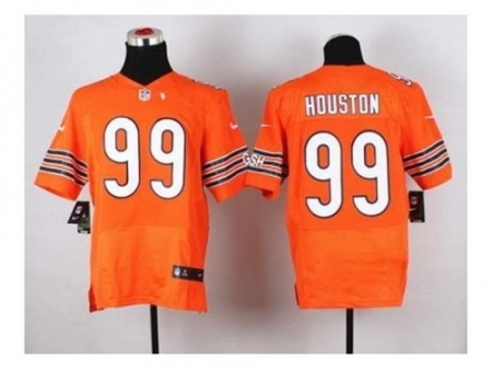 Nike chicago bears 99 Lamarr Houston orange Elite NFL Jersey