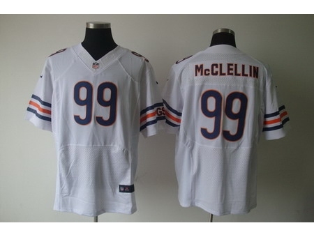 Nike Chicago Bears 99 Shea McClellin White Elite NFL Jersey