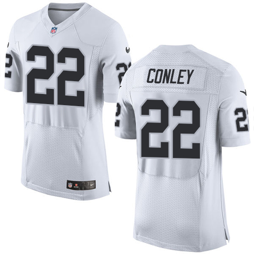 Nike Raiders #22 Gareon Conley White Mens Stitched NFL New Elite