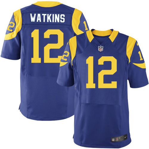 Nike Rams #12 Sammy Watkins Royal Blue Alternate Mens Stitched N