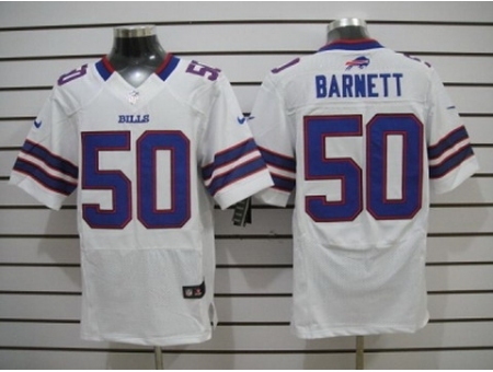 Nike Buffalo Bills 50 Nick Barnett White Elite NFL Jersey