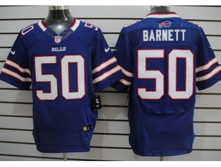 Nike Buffalo Bills 50 Nick Barnett Blue Elite NFL Jersey