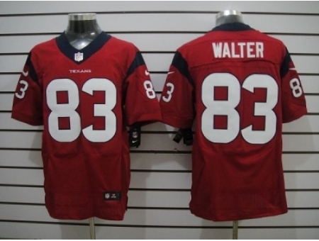 Nike Houston Texans 83 Kevin Walter Red Elite NFL Jersey