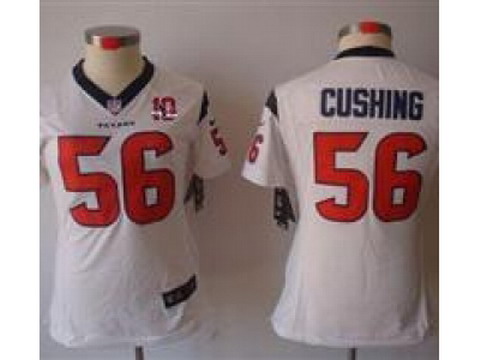 Nike Women Houston Texans #56 Brian Cushing white NFL Jerseys W 