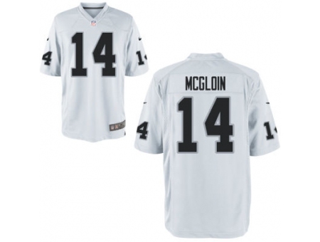 Nike Oakland Raiders 14 Matt McGloin Elite White NFL Jersey