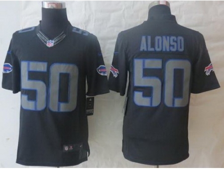 Nike Buffalo Bills 50 Kiko Alonso Black Limited Impact NFL Jersey