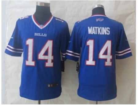 Nike Buffalo Bills 14 Sammy Watkins blue Limited NFL Jersey