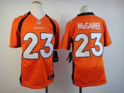 Nike Youth Denver Broncos #23 Willis McGahee Orange Jersey