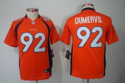 Nike Youth Denver Broncos #92 Dumervil Orange Color[Youth Limited Jerseys]