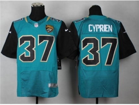 Nike Jacksonville Jaguars 37 John Cyprien green Elite NFL Jersey