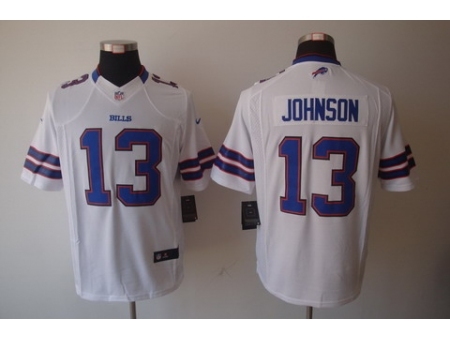 Nike Buffalo Bills 13 Steve Johnson White Limited NFL Jersey