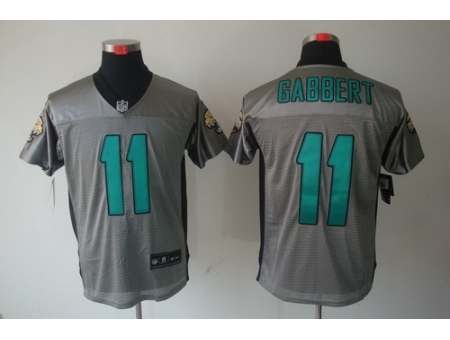 Nike Jacksonville Jaguars 11 Blaine Gabbert Grey Elite Shadow NFL Jersey