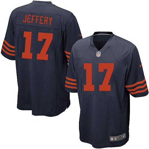 Nike NFL Chicago Bears #17 Alshon Jeffery Blue Youth Limited Alt