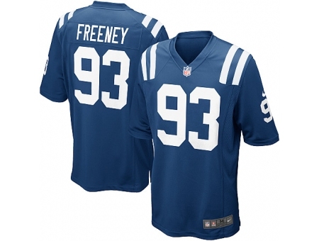 Nike Indianapolis Colts 93 Dwight Freeney blue Game NFL Jersey
