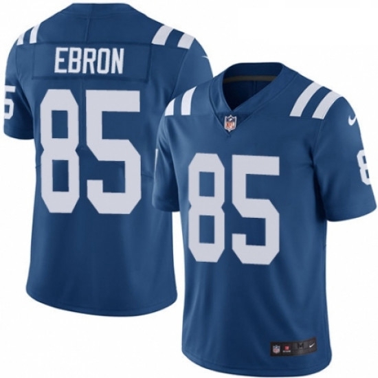 Youth Nike Indianapolis Colts 85 Eric Ebron Royal Blue Team Color Vapor Untouchable Limited Player N