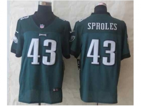 Nike philadelphia eagles 43 sproles green Elite NFL Jersey sprol