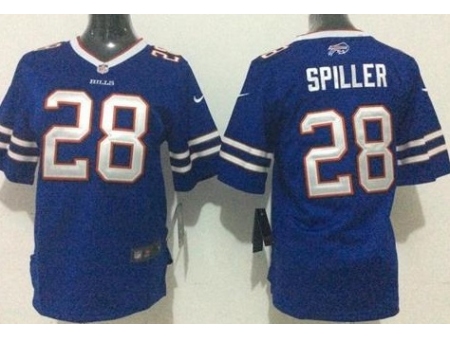 Youth Nike Buffalo Bills 28 C.J. Spiller Royal Blue Team Color Stitched NFL Jersey