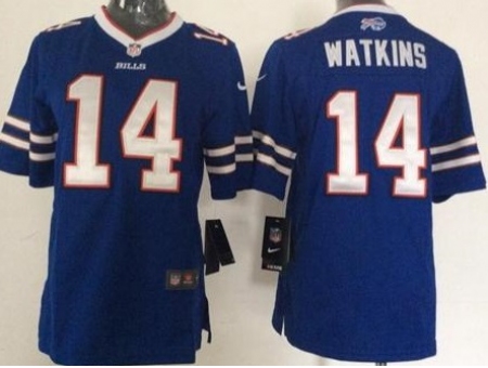 Youth Nike Buffalo Bills 14 Sammy Watkins Royal Blue Team Color Stitched NFL Jersey