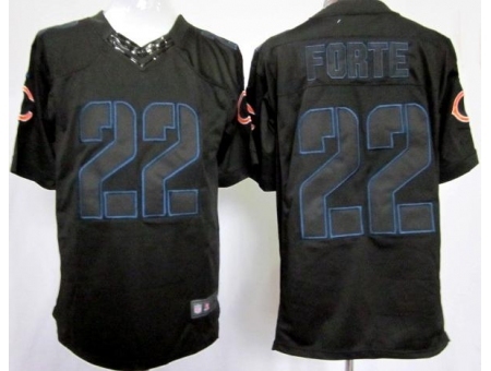 Nike Chicago Bears 22 Matt Forte Black Limited Impact NFL Jersey