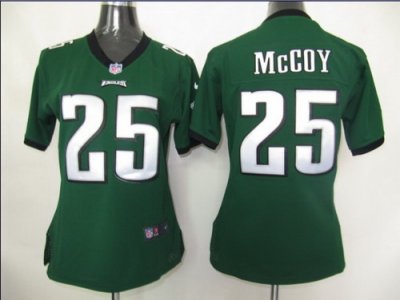 Women Nike Philadelphia Eagles 25# LeSean McCoy Green Jersey