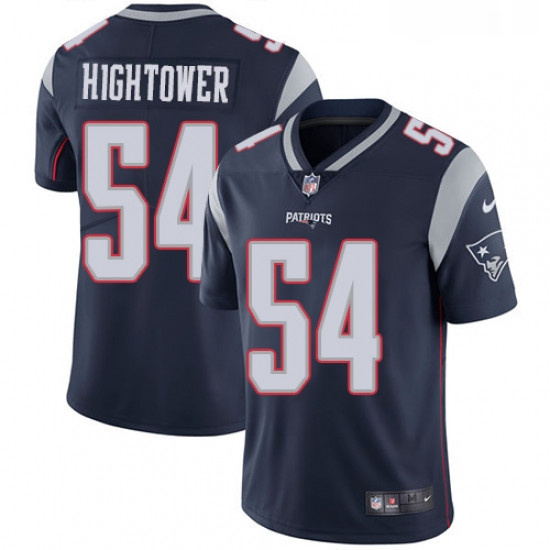 Youth Nike New England Patriots 54 Donta Hightower Navy Blue Team Color Vapor Untouchable Limited Pl