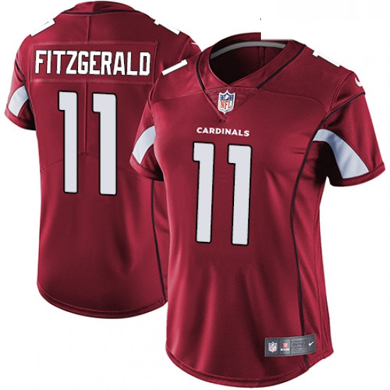 Womens Nike Arizona Cardinals 11 Larry Fitzgerald Red Team Color Vapor Untouchable Limited Player NF