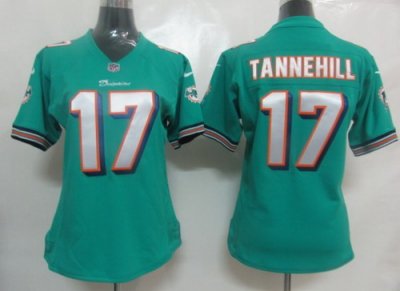 2012 Women Nike Miami Dolphins 17 Tannehill Jersey