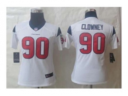 Nike Women Jerseys Houston Texans #90 Clowney white[clowney]