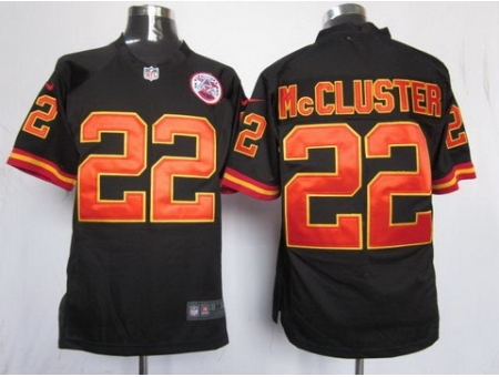 Nike Kansas City Chiefs 22 Dexter McCluster Black Game NFL Jersey