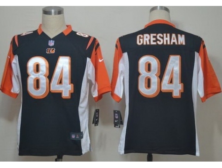 Nike Cincinnati Bengals 84 Jermaine Gresham Black Game NFL Jersey