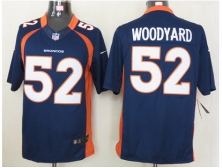 Nike Denver Broncos 52 Wesley Woodyard Blue Limited NFL Jersey